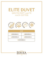Elite luxury 100% cotton 350 GSM down alternative duvet