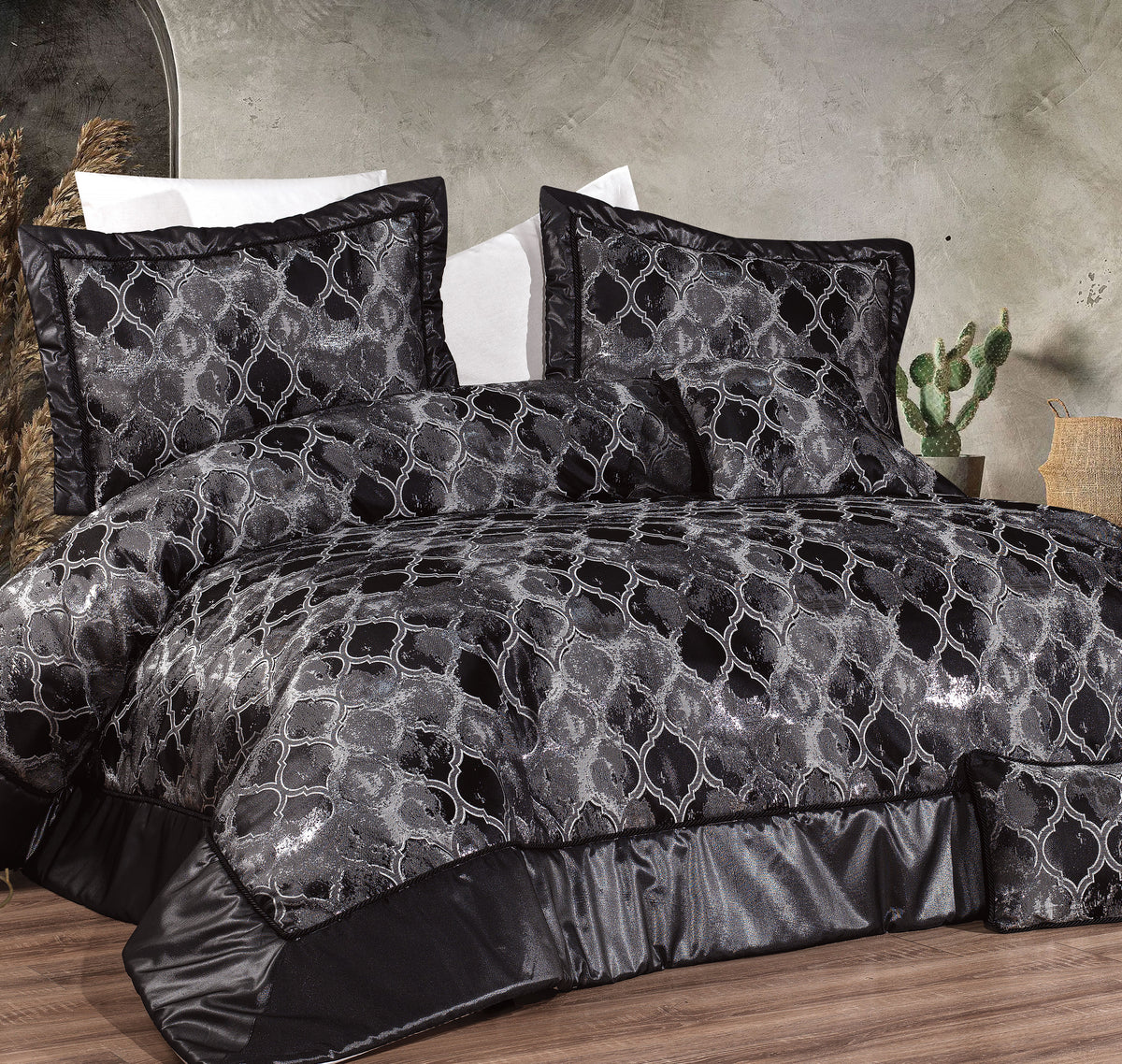 Aymes Wedding Jacquard Comforter Set 8 pcs Turkey