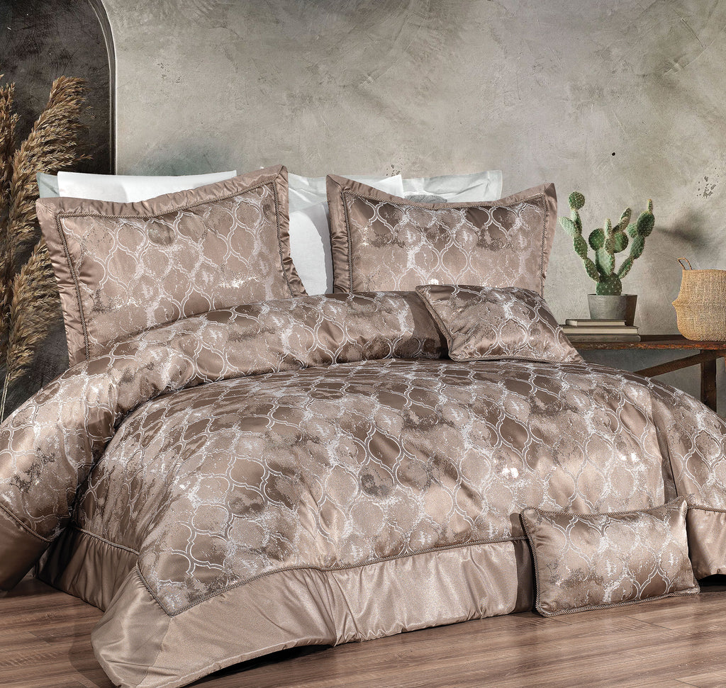 Aymes Wedding Jacquard Comforter Set 8 pcs Turkey