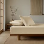 Elite Solid Fitted Sheet Set Cotton 100% 200 TC