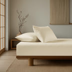 Elite Solid Fitted Sheet Set Cotton 100% 200 TC