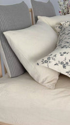 Lino 100% Linen Cotton Printed Comforter Set
