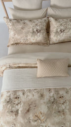Lino 100% Linen Cotton Printed Comforter Set