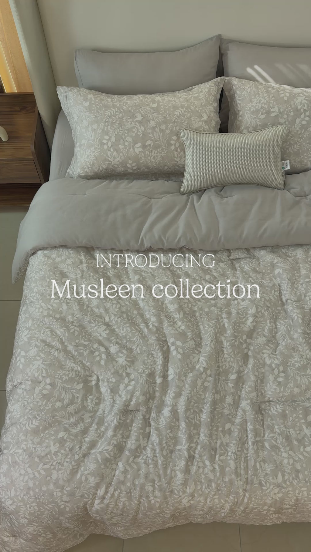 Musleen 100% Cotton Printed Comforter Set