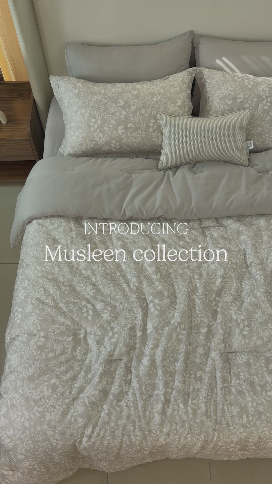 Musleen 100% Cotton Printed Comforter Set