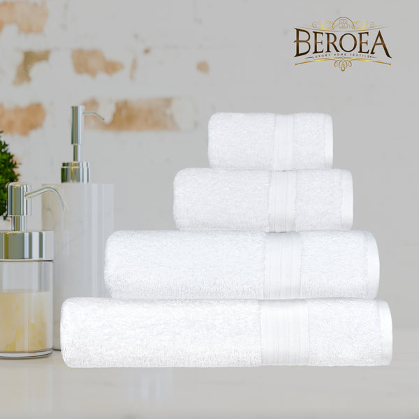 Beroea Towel Set 4 Pcs White